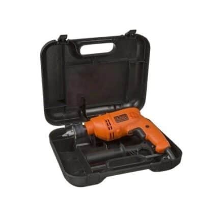 Kit furadeira impacto 38'' (10MM) com maleta + 9 brocas black & decker